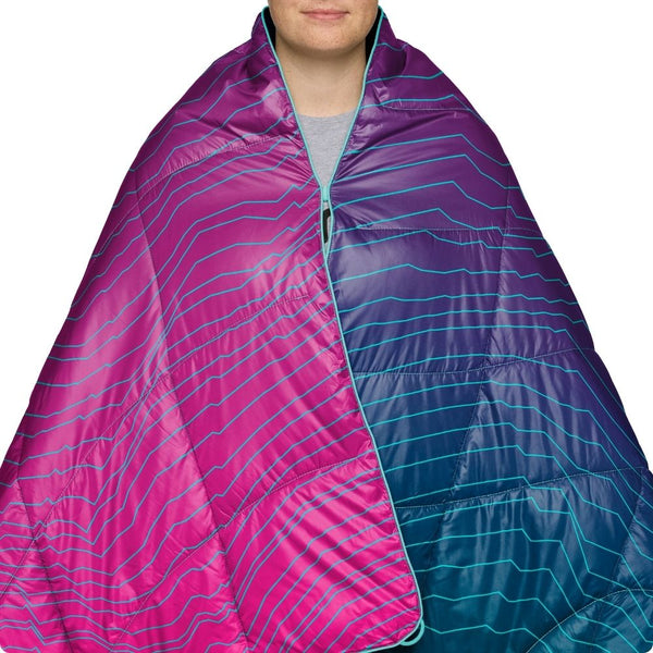 Rumpl Backcountry Puffy Blanket - Moraine Backcountry Puffy Blanket - Moraine | Rumpl Blankets For Everywhere Printed Backcountry Puffy