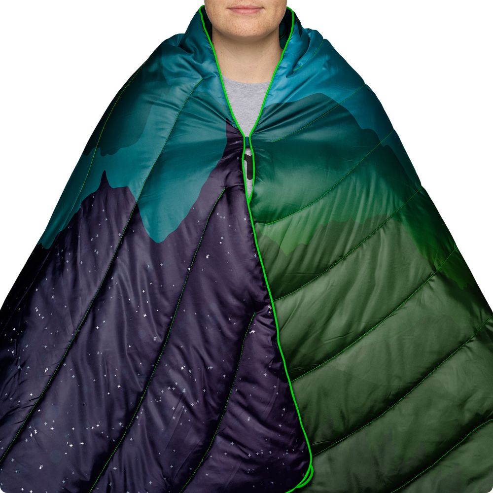 Rumpl Original Puffy Blanket - AllTrails - Night Hikes Original Puffy Blanket - AllTrails - Night Hikes | Rumpl x AllTrails Printed Original