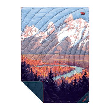 Rumpl Original Puffy Blanket - Grand Teton National Park Grand Teton National Park Blanket | Rumpl Original Puffy Blanket Printed Original