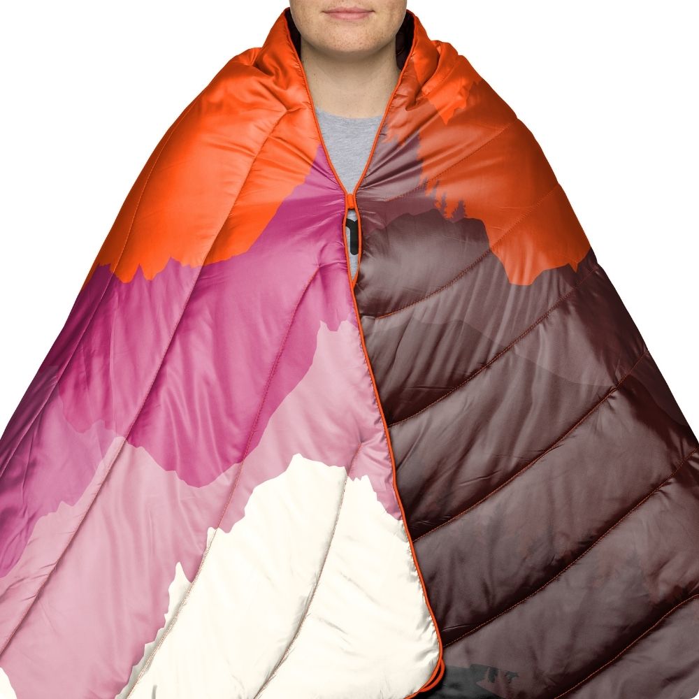 Rumpl Original Puffy Blanket - Teton Dusk Original Puffy Blanket - Teton Dusk | Rumpl Blankets for Everywhere Printed Original