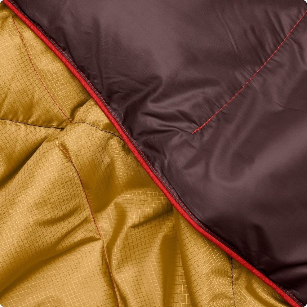 Rumpl Backcountry Puffy Blanket - Redwood Backcountry Puffy Blanket - Redwood | Rumpl Blankets For Everywhere Solid Backcountry Puffy