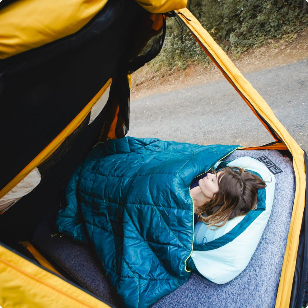 Rumpl Backcountry Puffy Blanket - Sea Moss Backcountry Puffy Blanket - Sea Moss | Rumpl Blankets For Everywhere Solid Backcountry Puffy